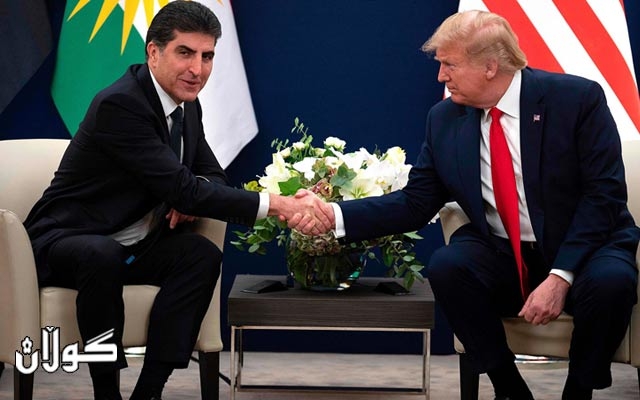 كۆبوونەوەی لوتكەی  سەرۆكی كوردستان و سەرۆكی ئەمریكا